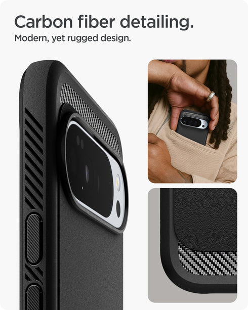 Spigen כיסוי ל-Pixel 10 Pro XL – Rugged Armor (MagFit)